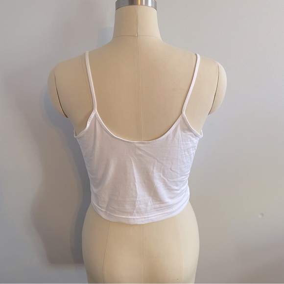 BP x Nordstrom Cropped Camisole/ Tank Top- White- Size XL- NWT - Picture 4 of 7